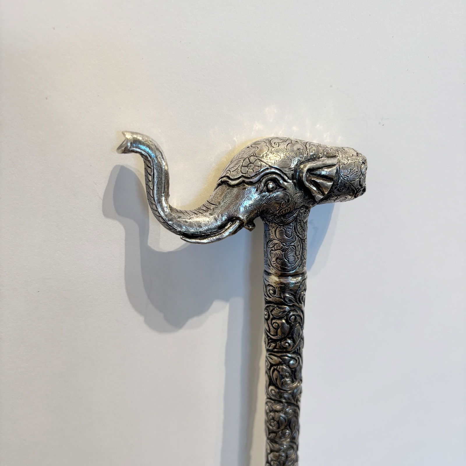 Indian Silver Walking Stick - 7