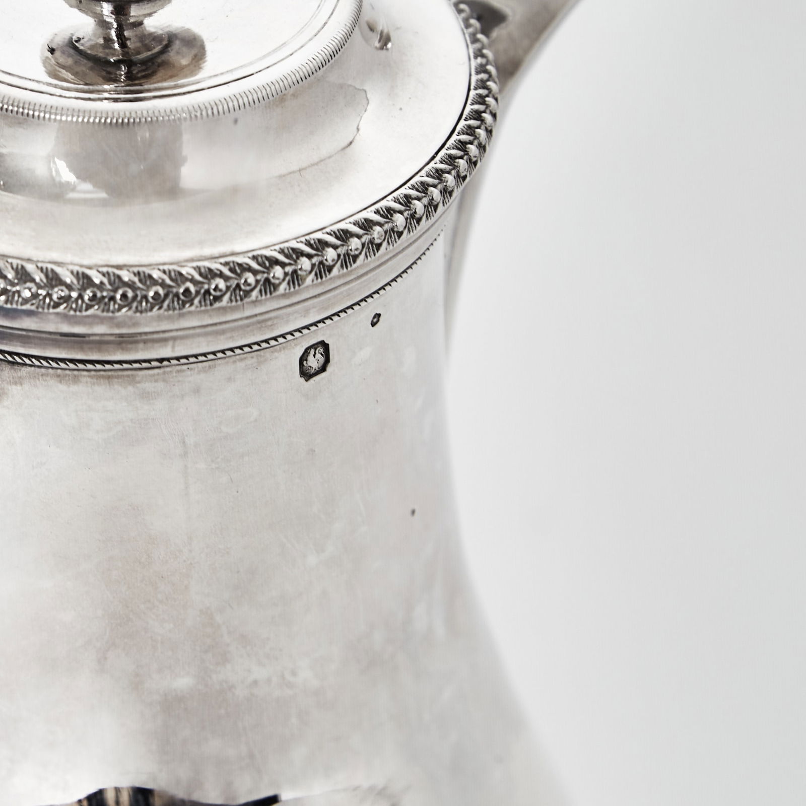 French Silver Coffee Pot - 2