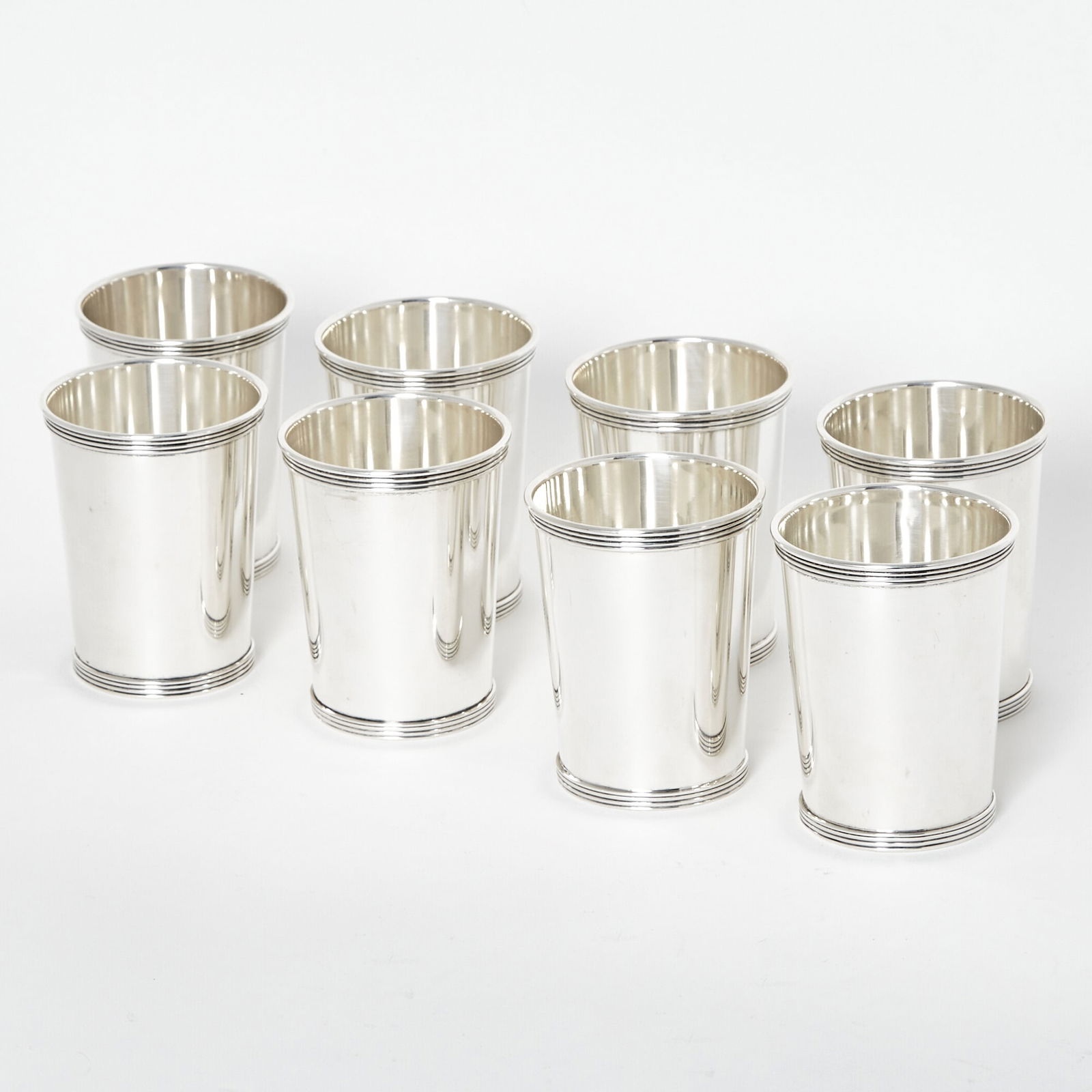 Set of Eight International Silver Co. Sterling Silver Julep Cups (1 of 2)