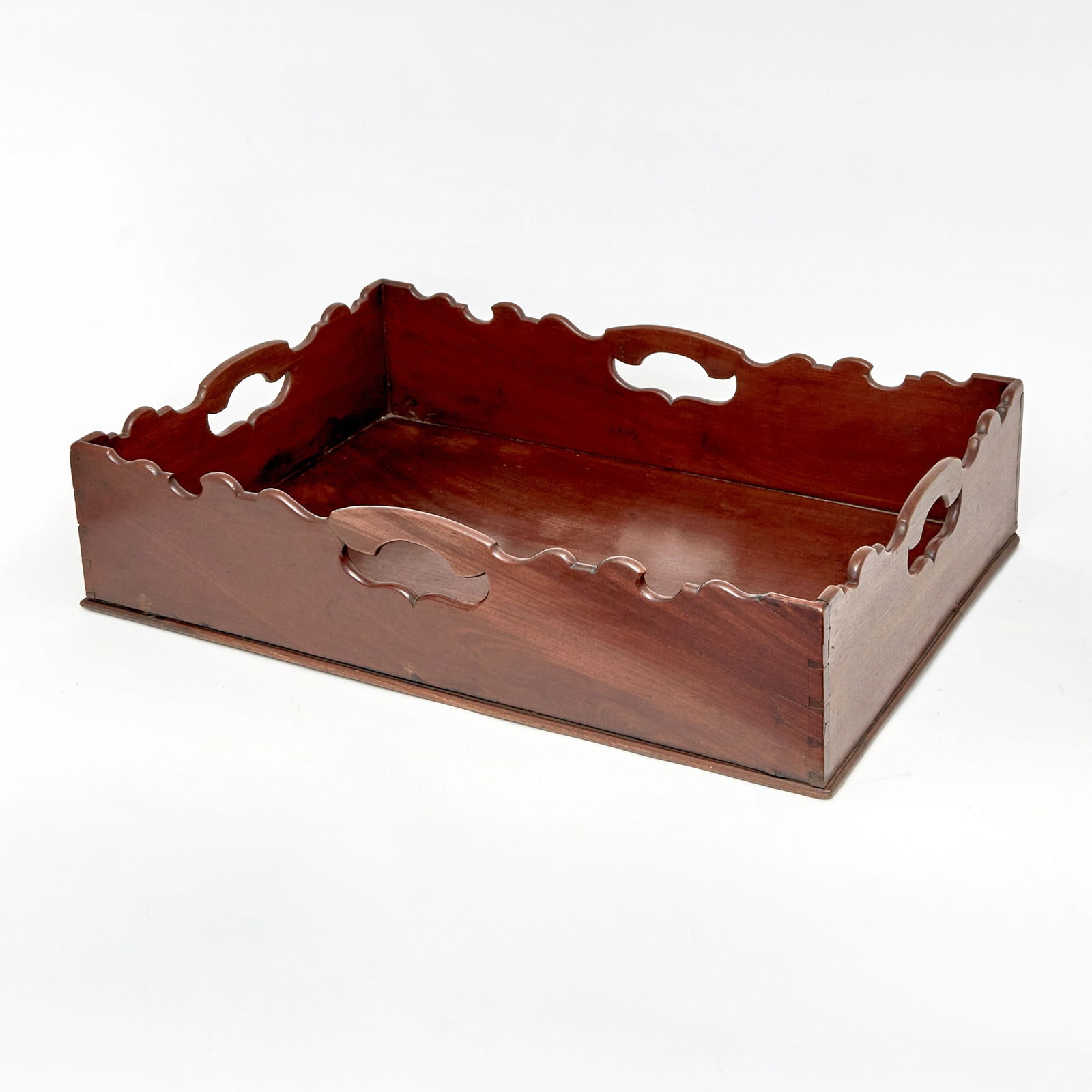 George III Mahogany Butler's Tray (1 of 11)
