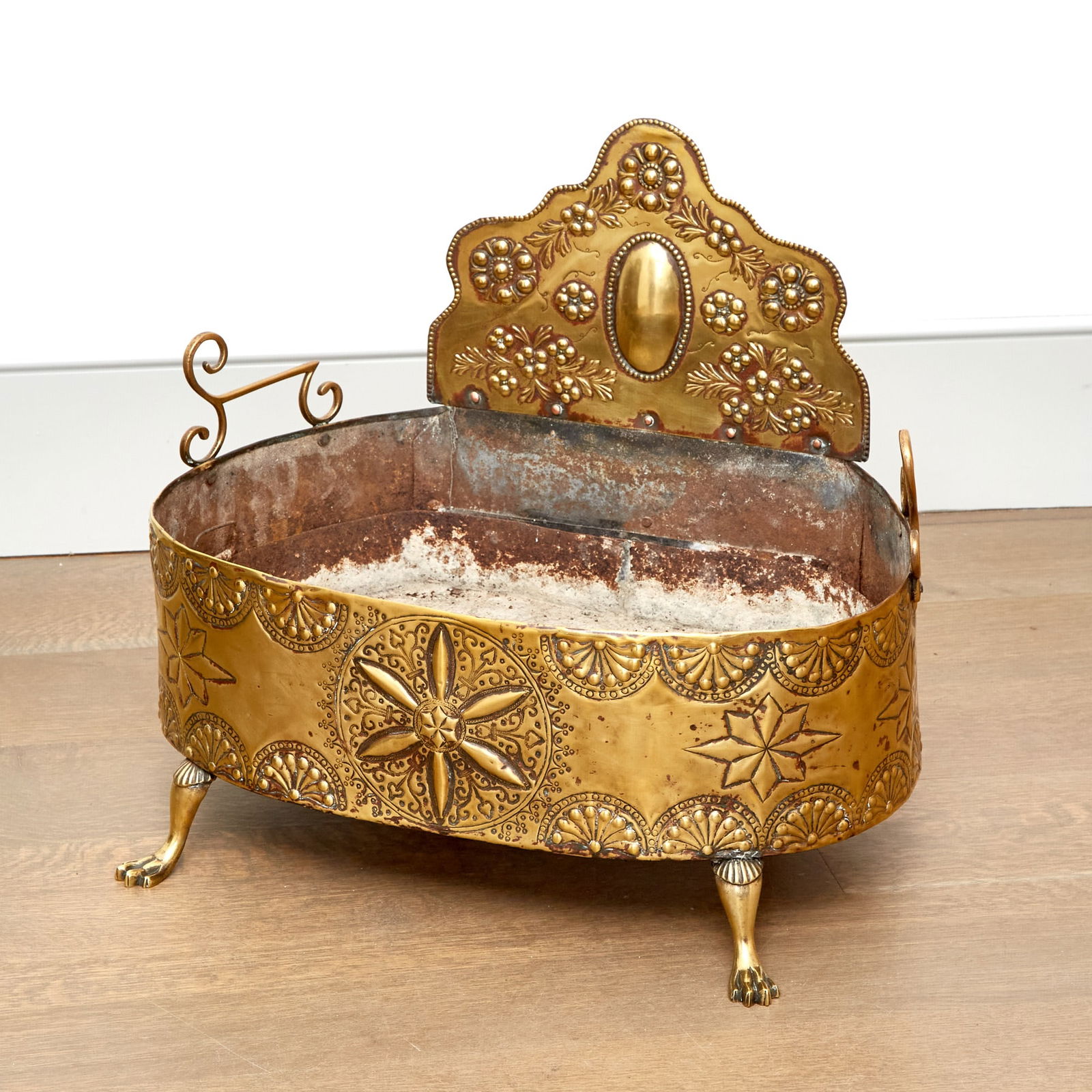 Continental Brass Jardiniere (1 of 3)