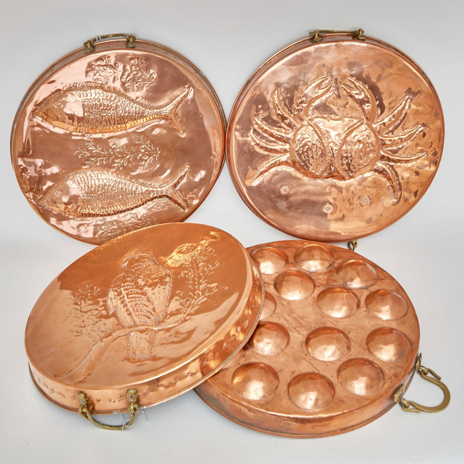 Four Large Copper Moulds (1 of 2)