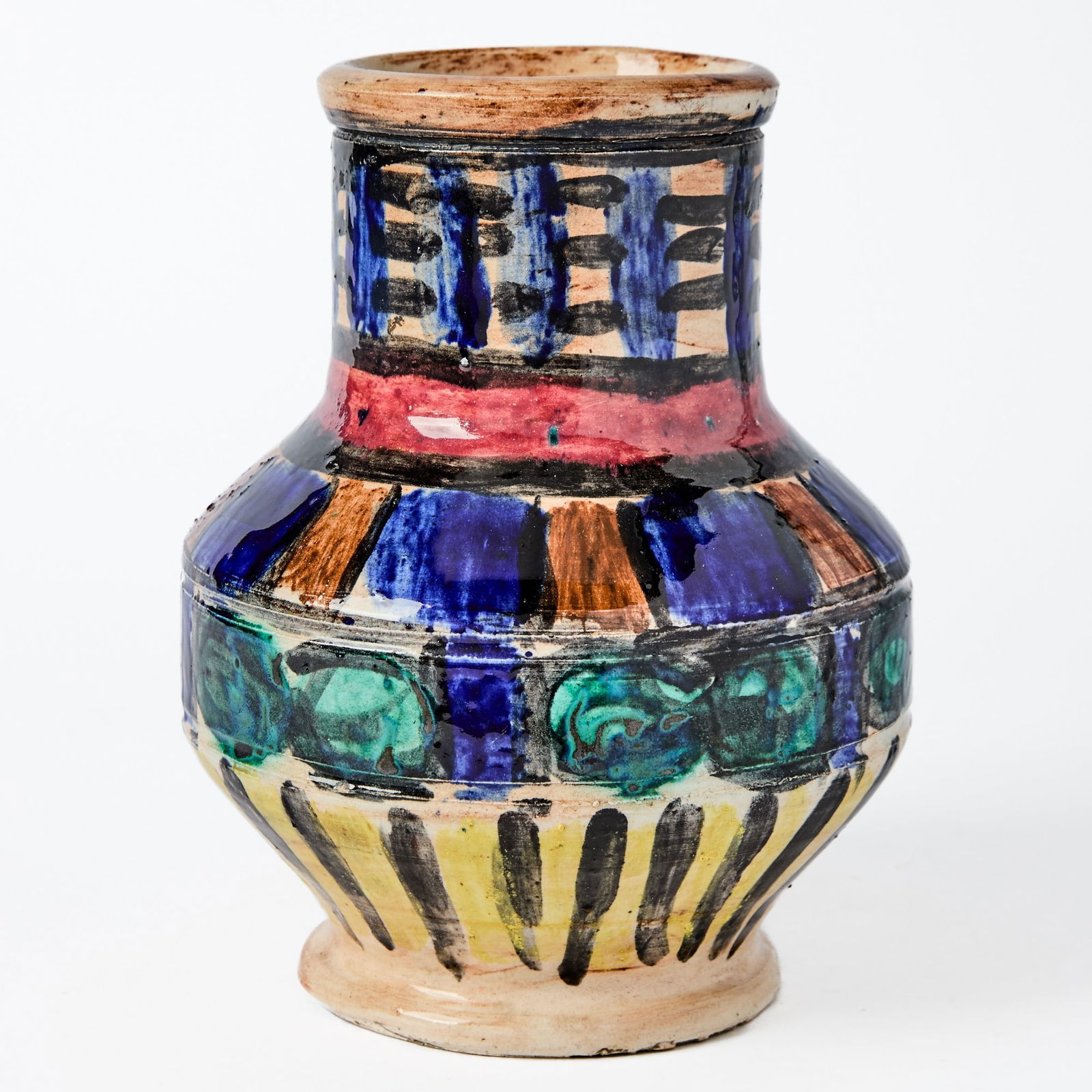 Maurice de Vlaminck: French, 1876-1958 Vase Signed Vlaminck on the underside Tin-glazed earthenware 8 x 6 x 6 inches (20.3 x 15.2 x 15.2 cm) Provenance: Sale, Drouot Richelieu, Paris, November 28, 2007, lot 145 Private