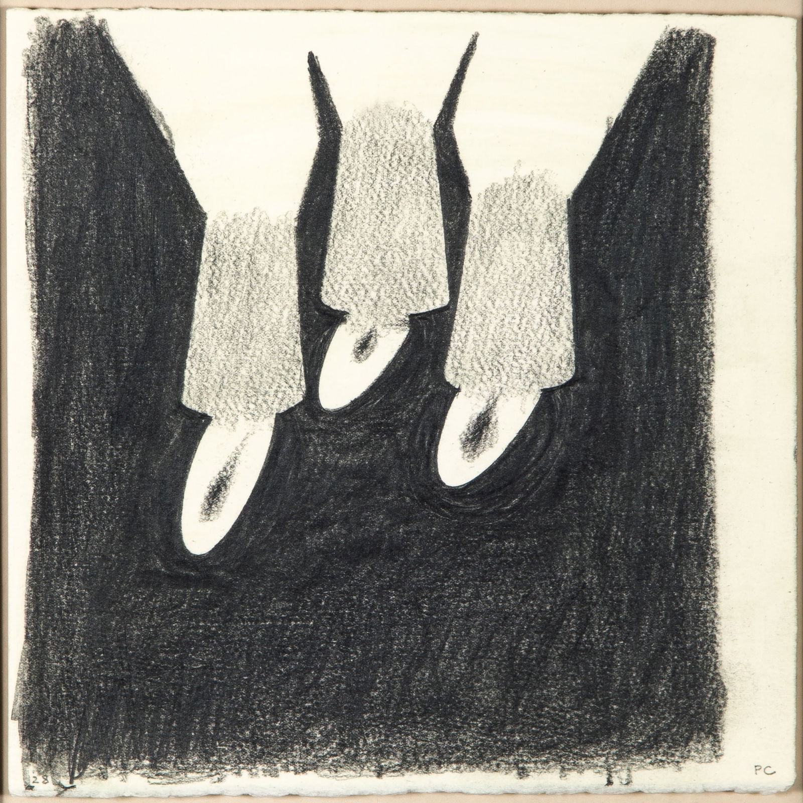 Patrick Caulfield: British, 1936–2005 Lamp Study No. 28, 1991 Signed with initials PC (lr); inscribed 28 (ll) Pencil on paper 9 1/2 x 9 1/2 inches (24.1 x 24.1 cm) Provenance: Estate of the artist Waddington