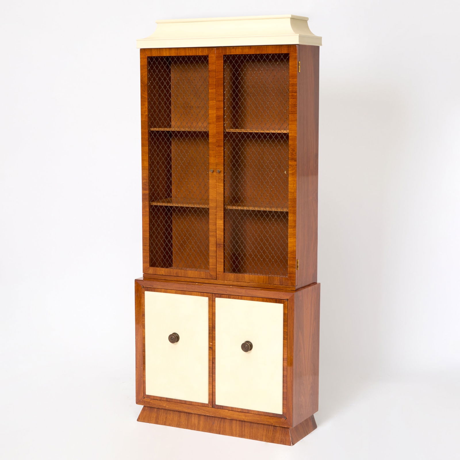 Samuel Marx Rosewood and Leather Cabinet (1 of 6)