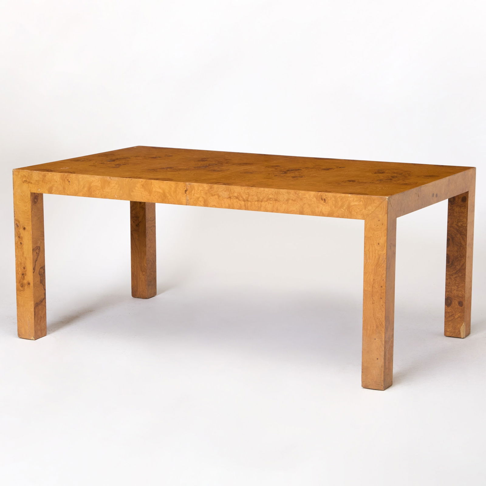 Milo Baughman Burlwood Extension Dining Table (1 of 5)