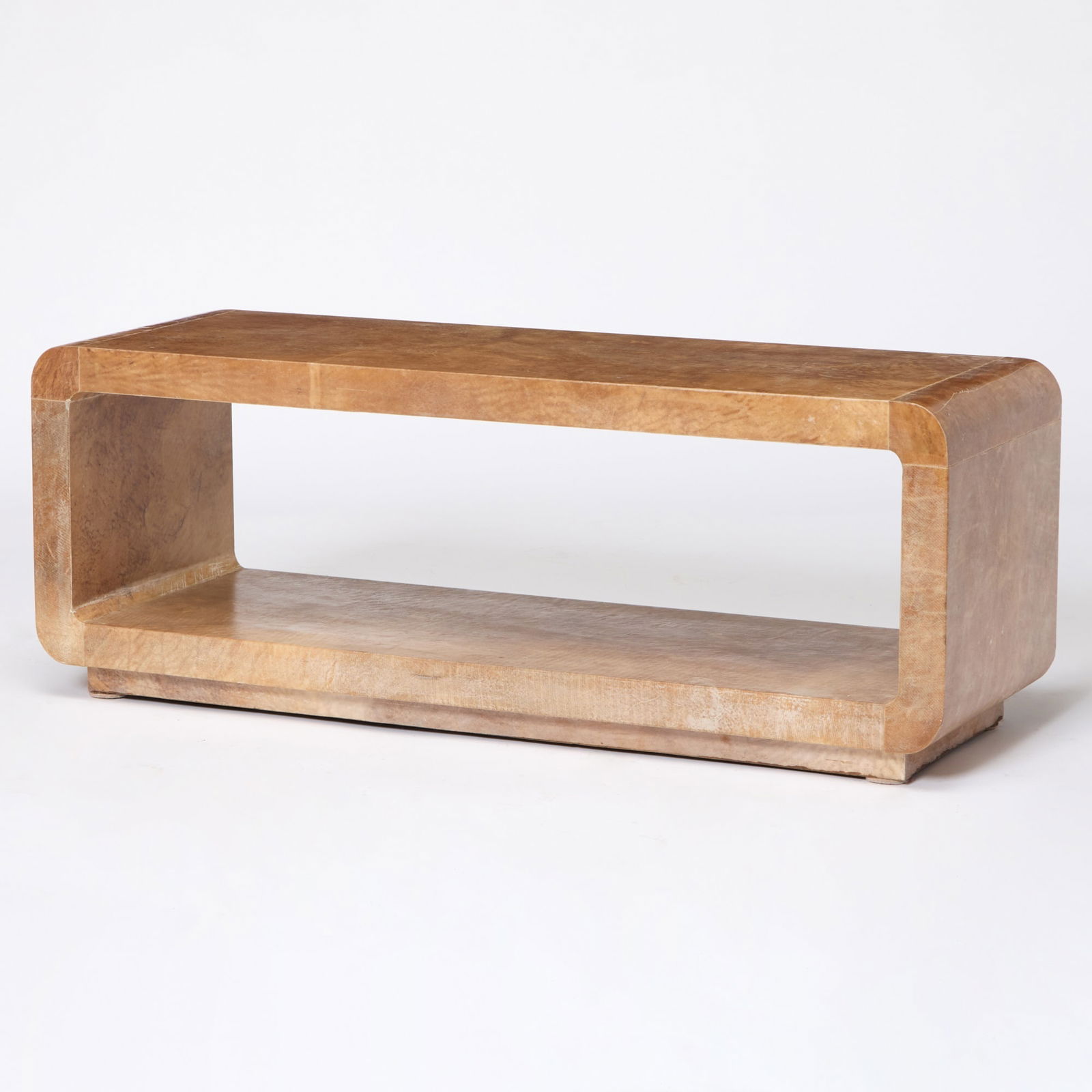 Parchment Clad Bench/ Coffee Table (1 of 4)