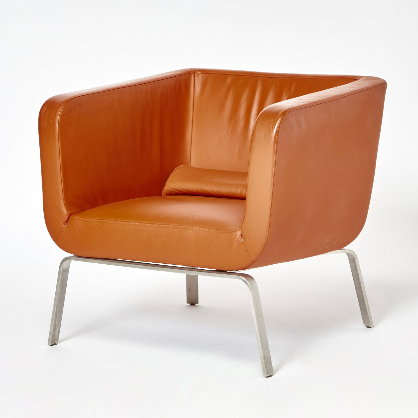 Ligne-Roset Leather Upholstered "Corto" Club Chair (1 of 5)