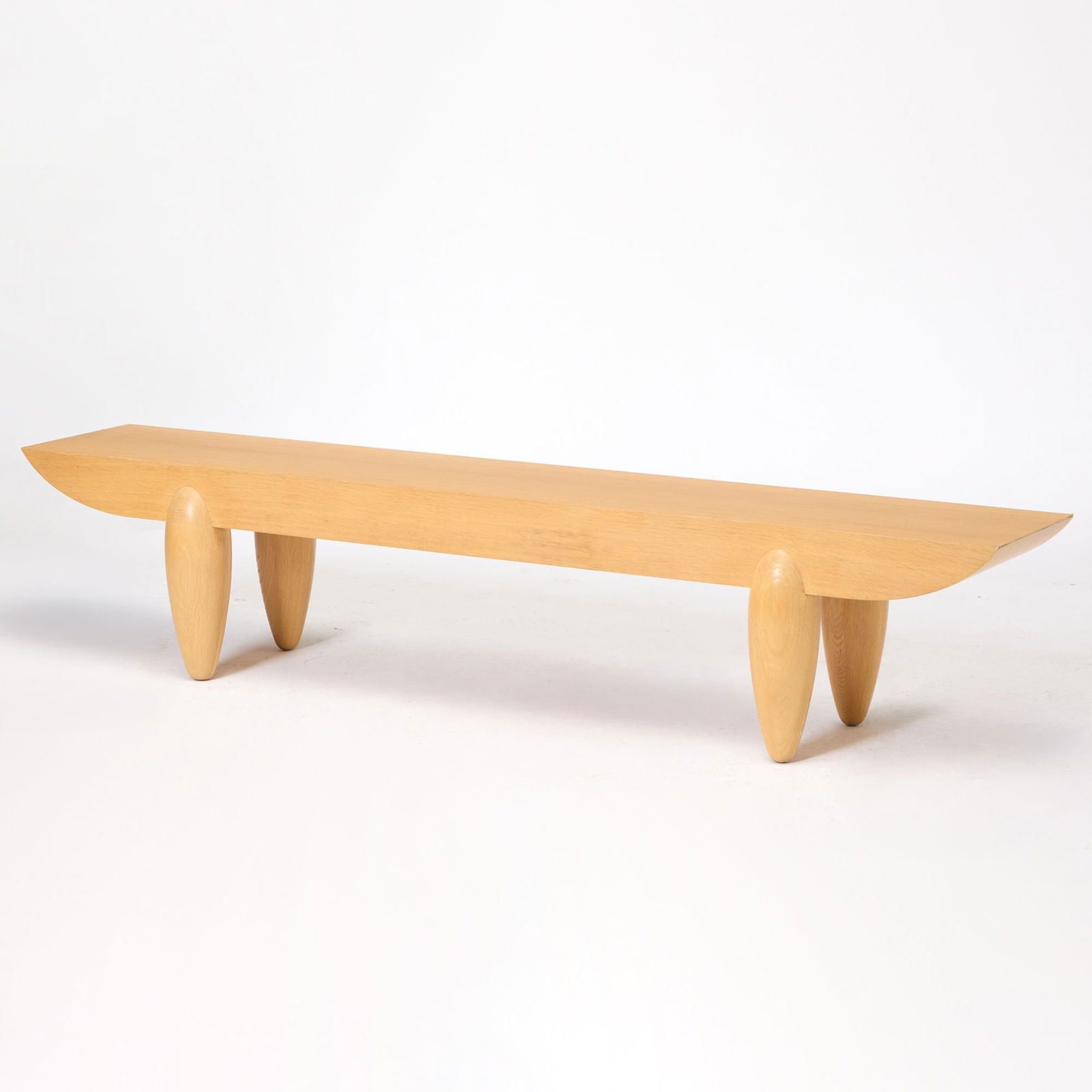 Christian Liaigre Blondewood "Pogue" Bench (1 of 6)