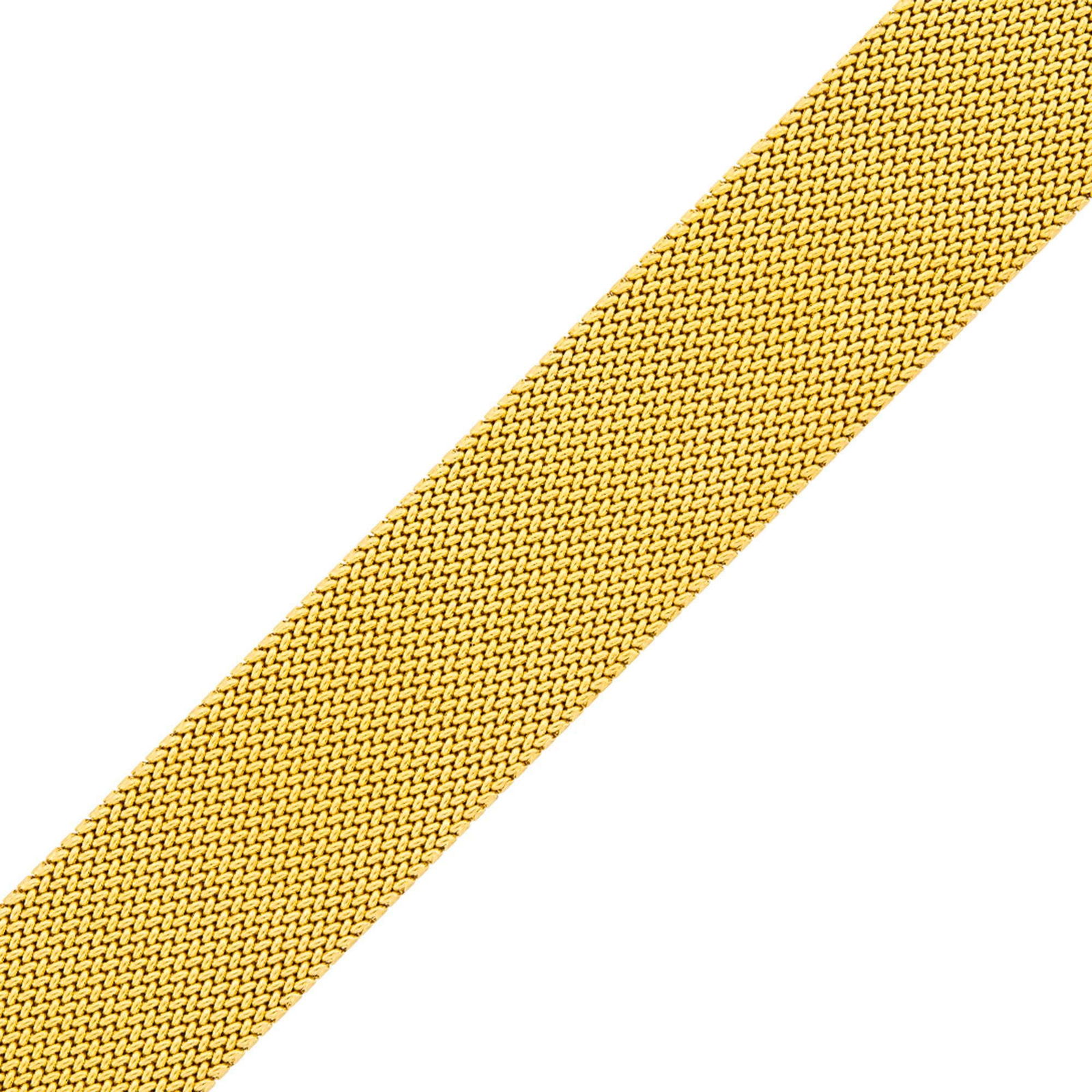 Wide Gold Mesh Bracelet (1 of 2)