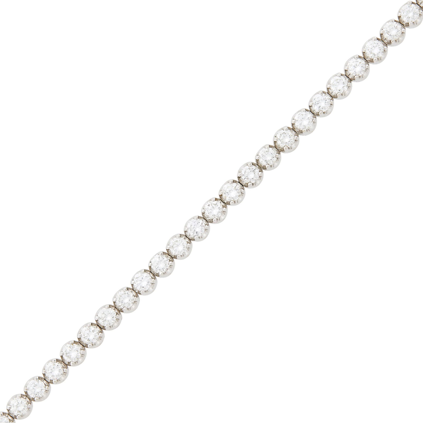 White Gold and Diamond Bracelet (1 of 2)