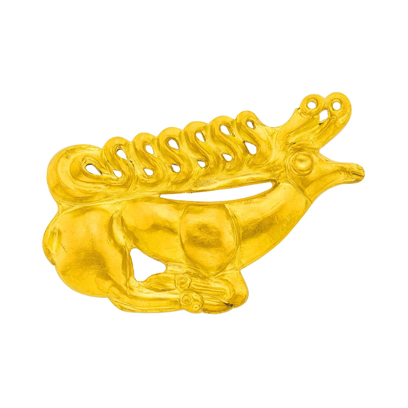 High-Karat Gold Animal Brooch (1 of 1)