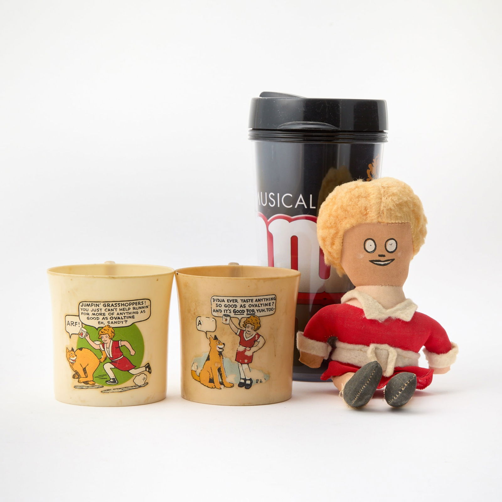 A collection of Annie memorabilia: CHARLES STROUSE A collection