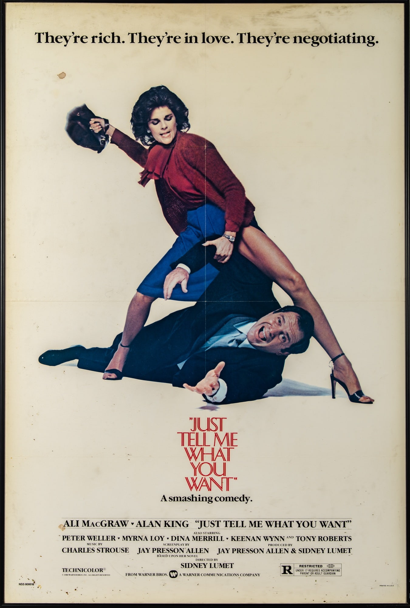 A poster for Just Tell Me What You Want (1 of 1)