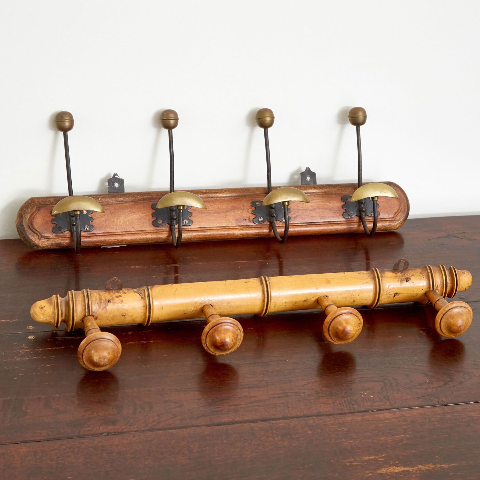 Two Wooden Coat Racks (1 of 1)