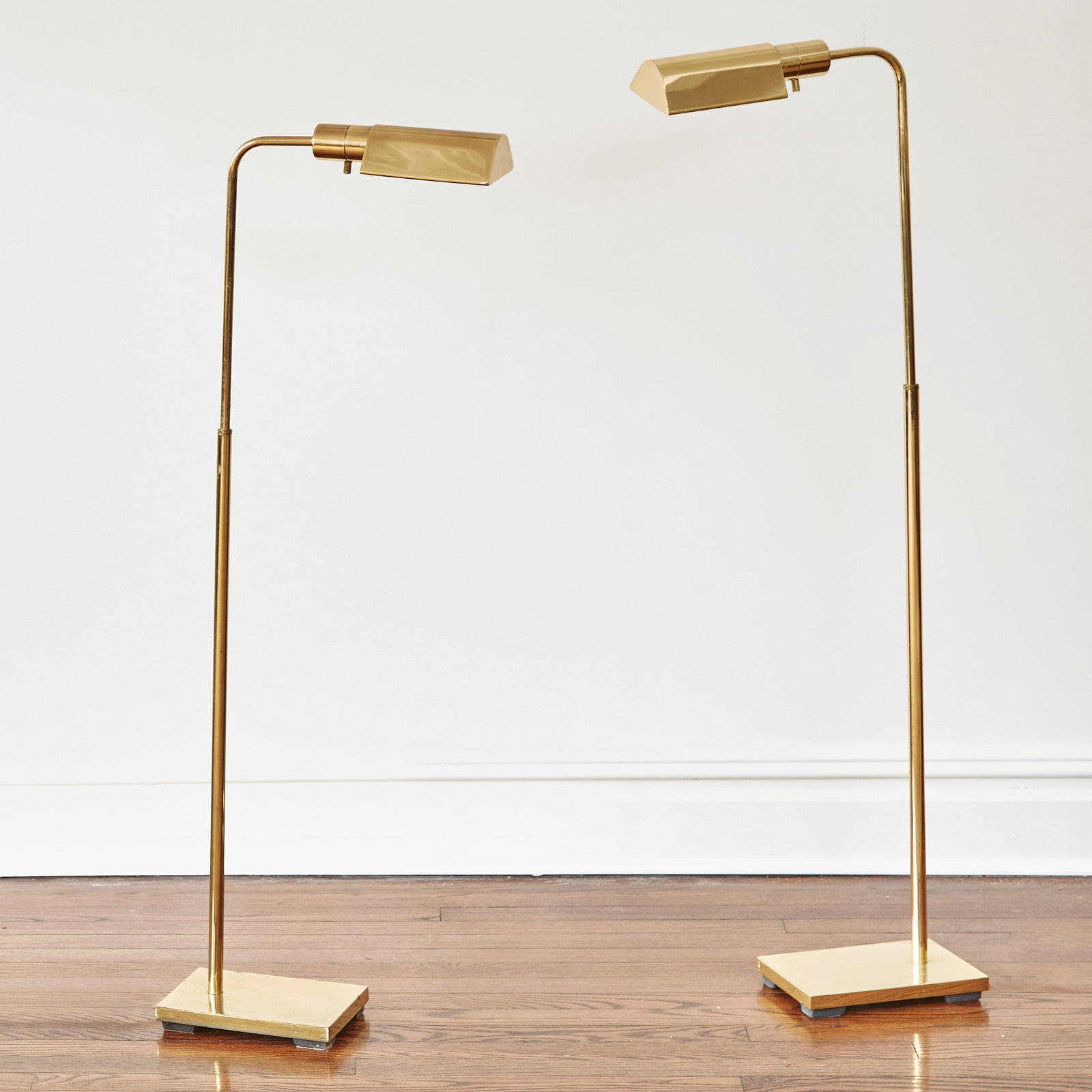 Pair of Brass Floor Lamps (1 of 2)