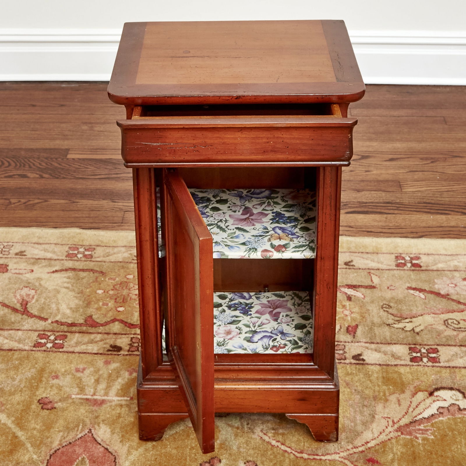 Walnut Bedside Cabinet - 3