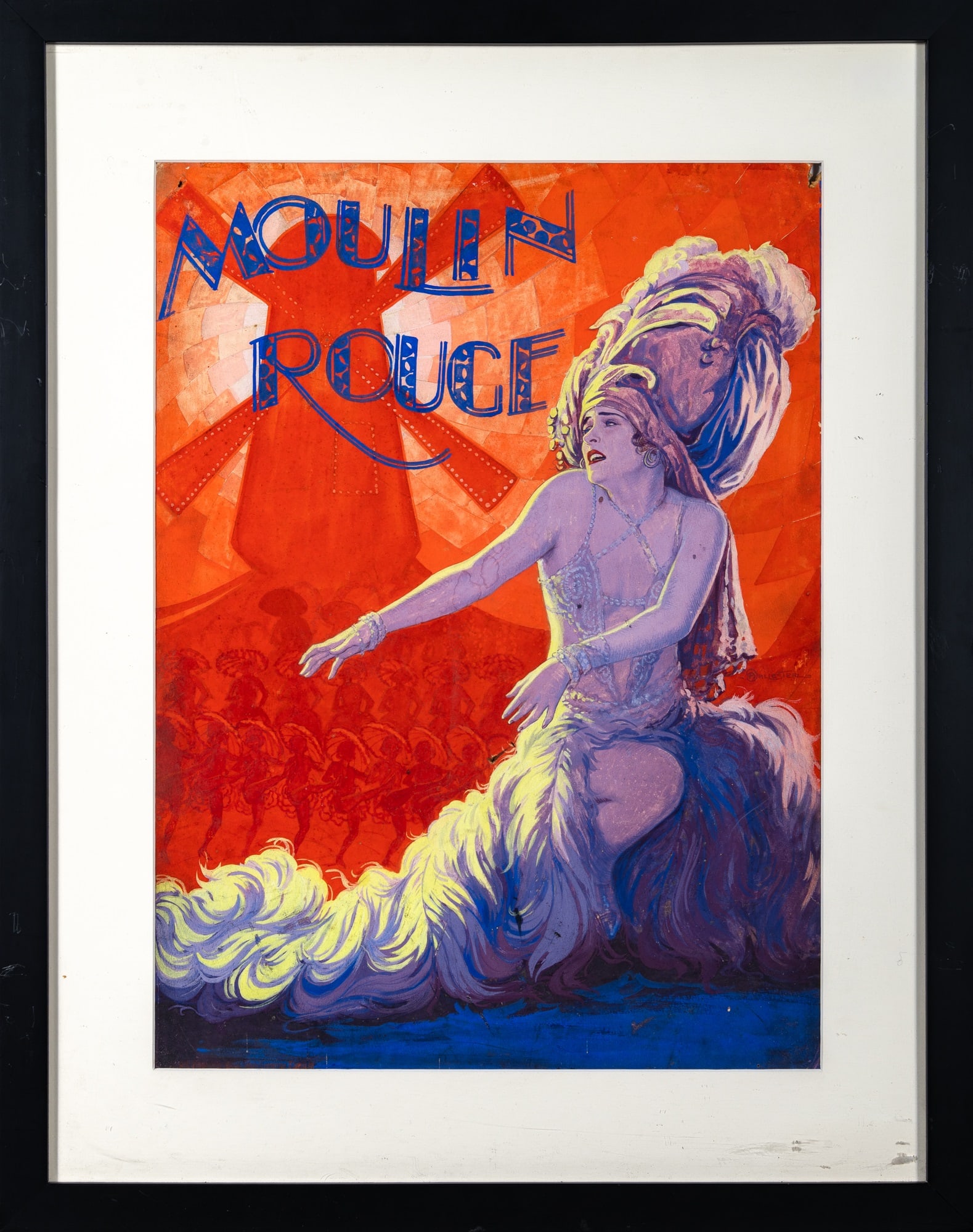 Original poster art for the first Moulin Rouge film (1 of 1)