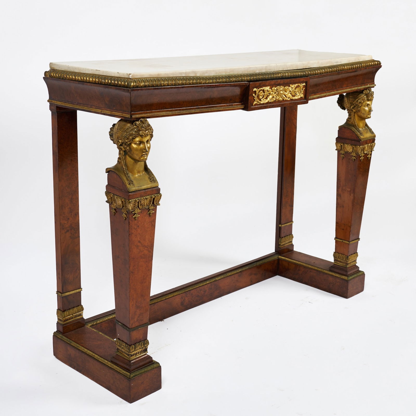 Gone With the Wind Screen Used French Empire Ormolu Mounted Mahogany Console (1 of 12)