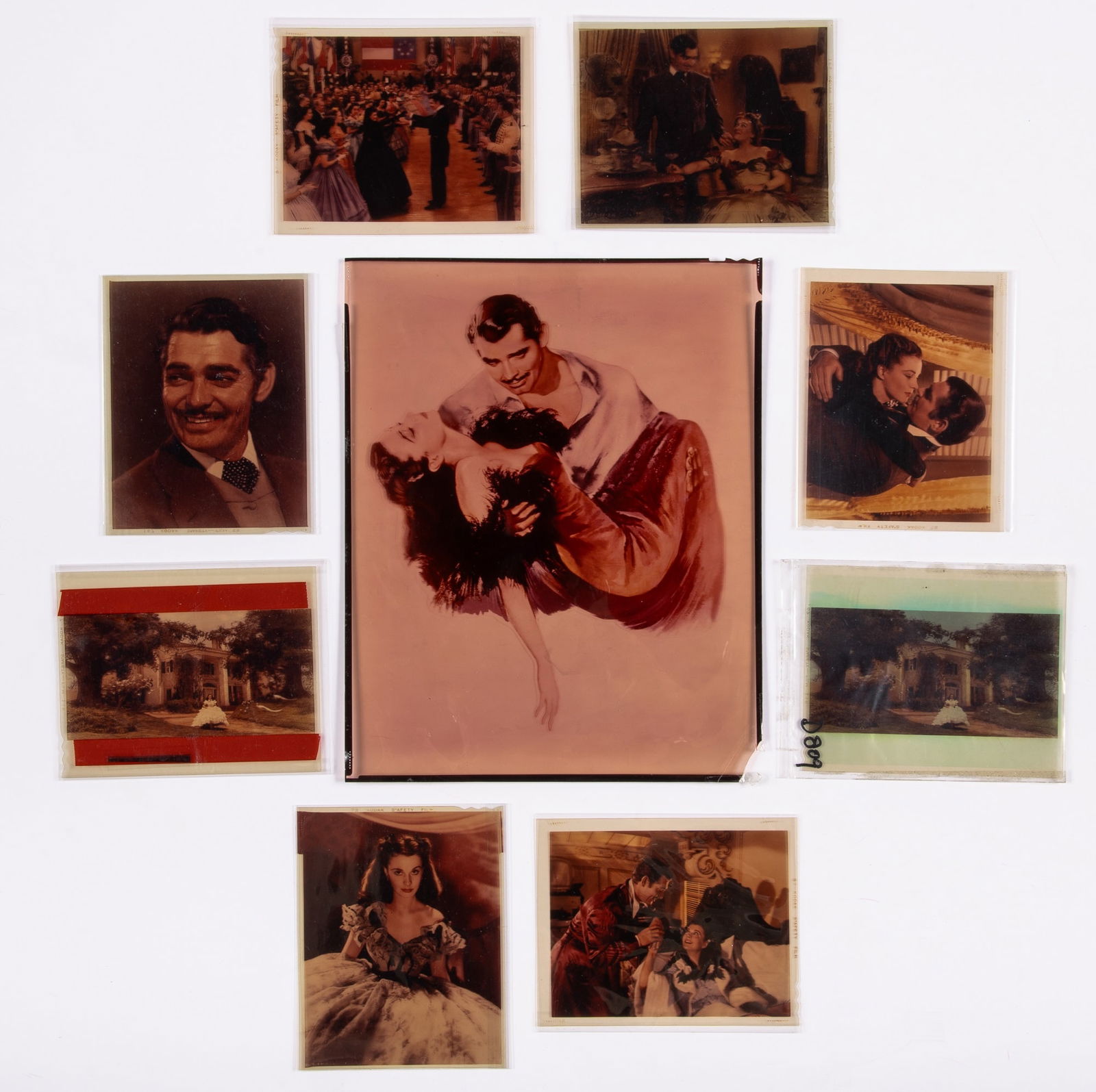 Nine Photonegative Transparencies from Gone with the Wind (1 of 1)