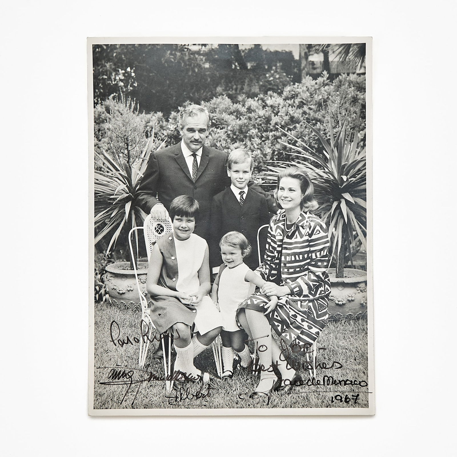 A remarkable archive of notes and items from Princess Grace to an American soldier wounded in (1 of 7)