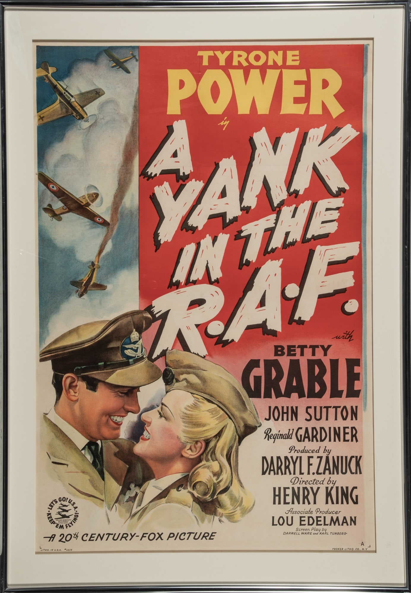 A poster for A Yank in the RAF (1 of 1)