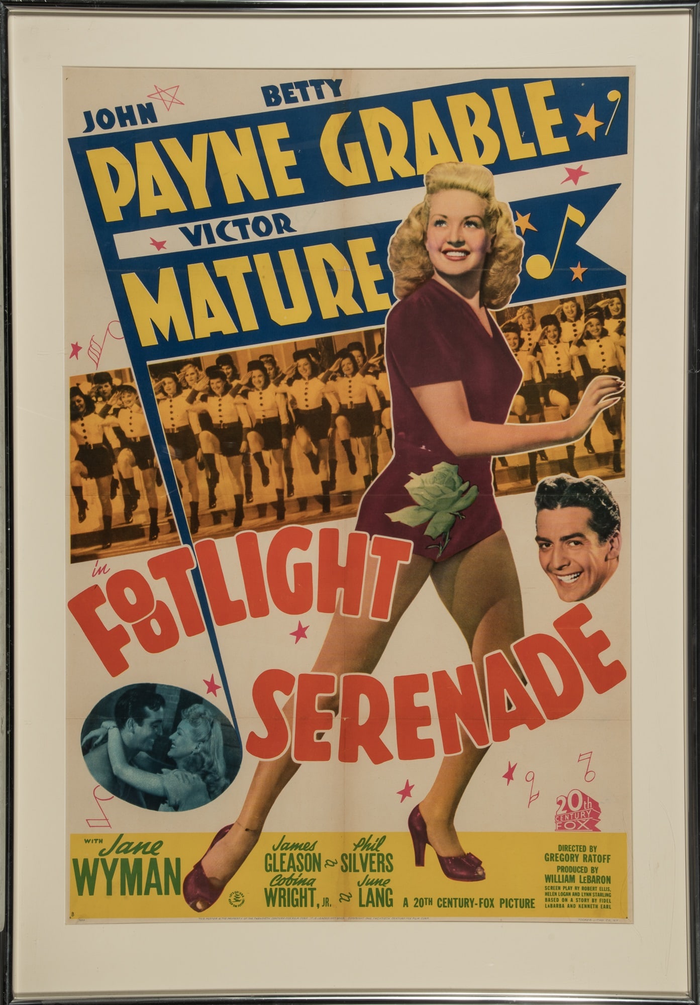 Footlight Serenade film poster (1 of 1)