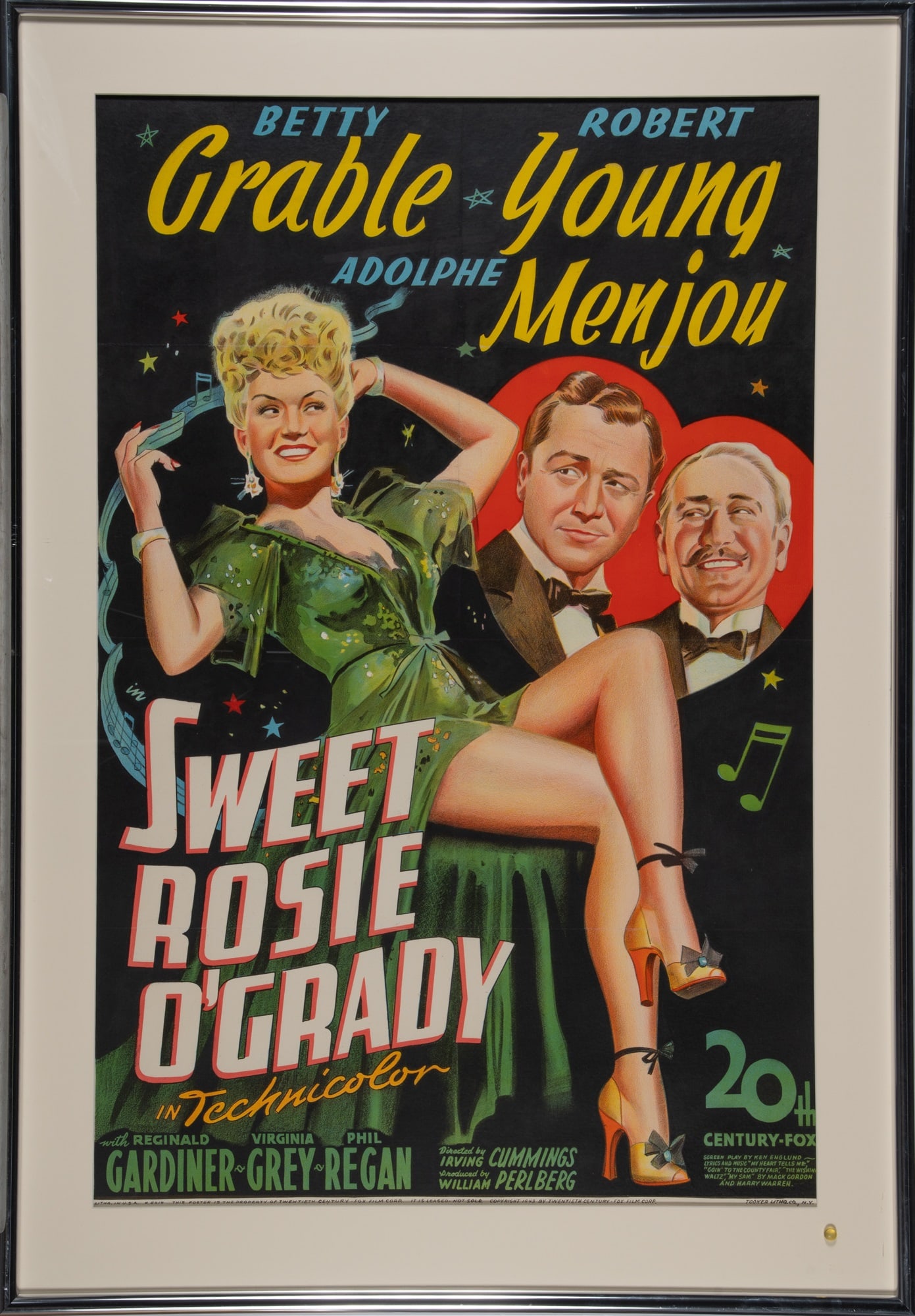 Sweet Rosie O'Grady film poster (1 of 1)