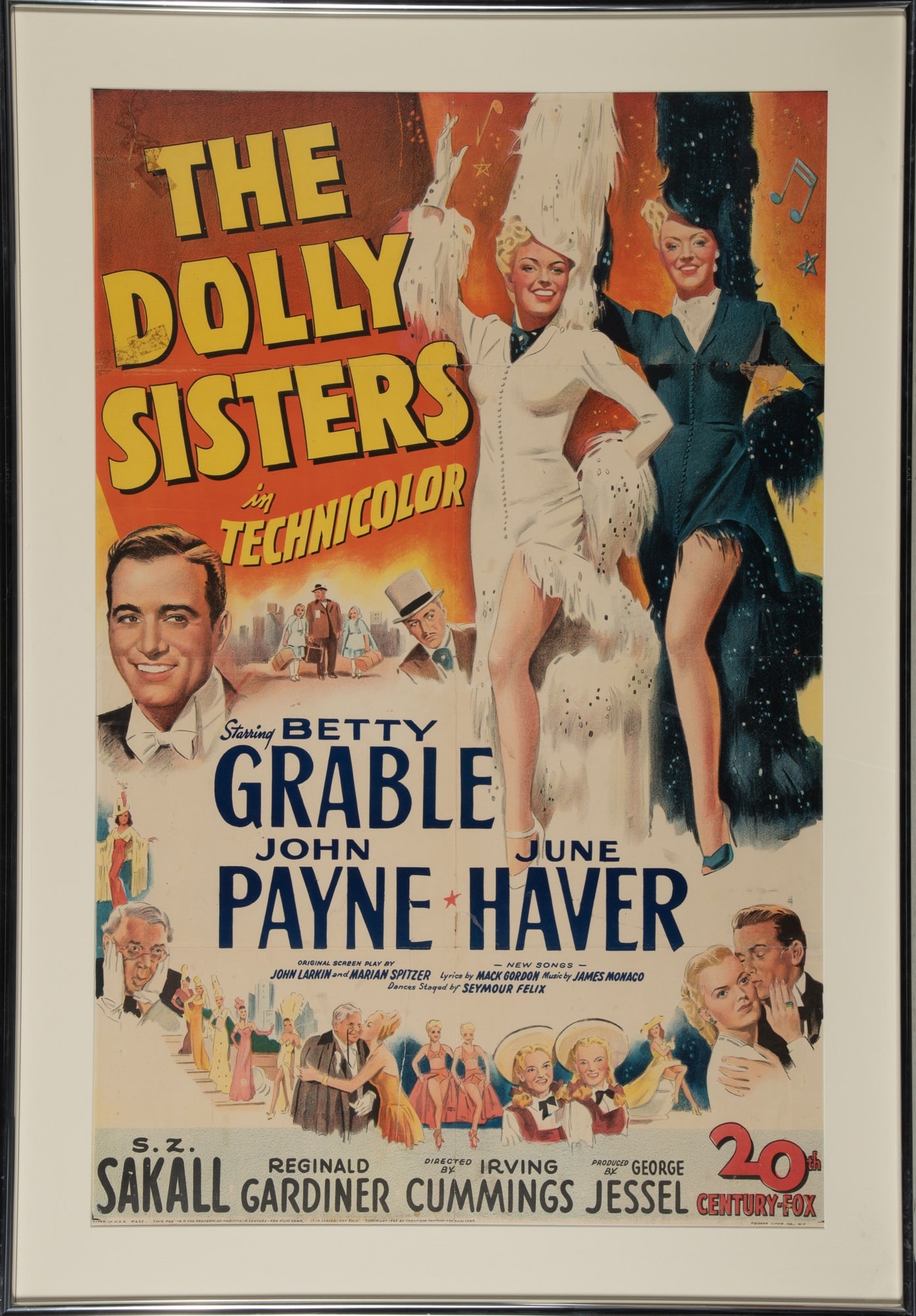 The Dolly Sisters film poster (1 of 1)