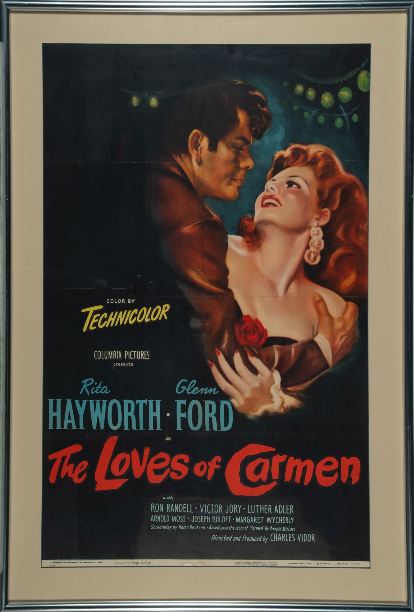 The Loves of Carmen film poster (1 of 1)