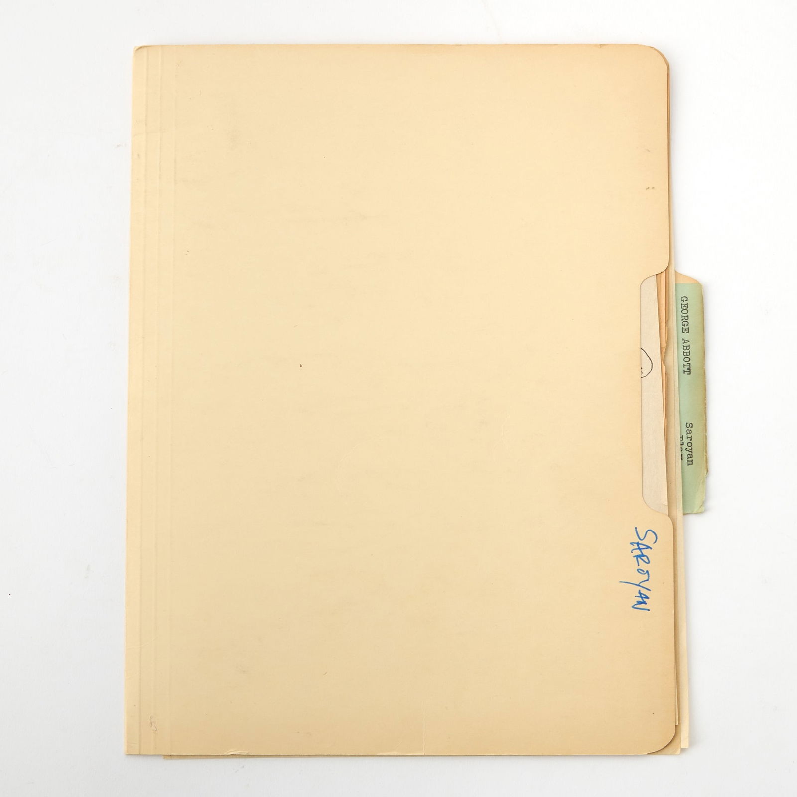 George Abbott scripts and correspondence - 4