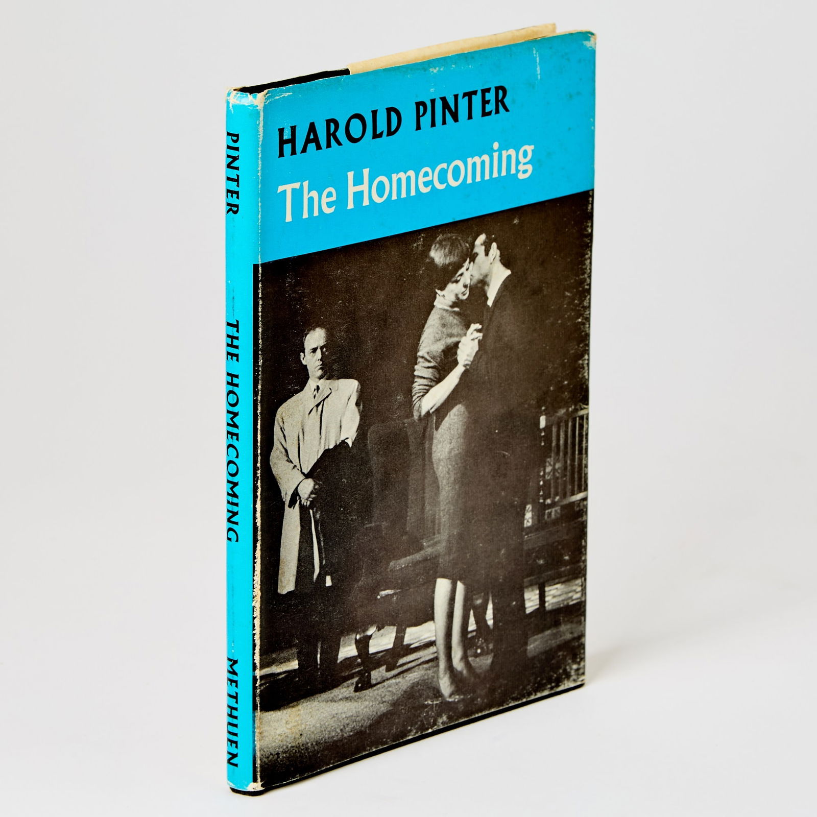 Pinter's The Homecoming signed to director Alan Schneider: PINTER, HAROLDThe Homecoming. London: Methuen, [1965]. First edition, inscribed by Harold Pinter to Alan Schneider in 1965. Publisher’s black cloth in dust jacket, 7 3/8 x 5 inches (19 x 13