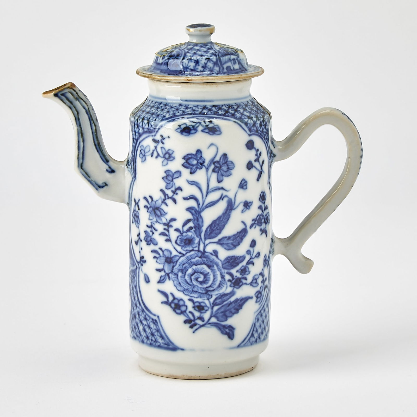 A Chinese Blue and White Porcelain Miniature Wine Ewer and Cover Kangxi Period (1 of 8)