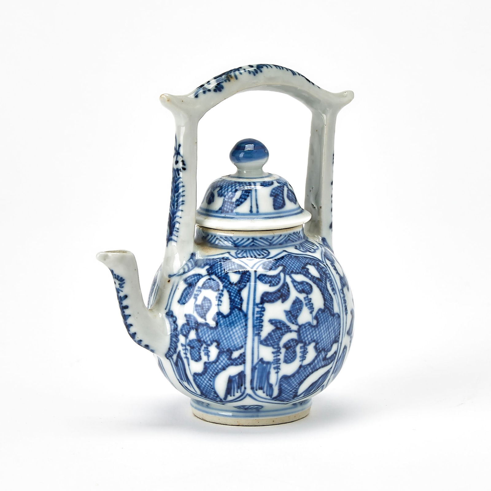A Chinese Blue and White Porcelain Miniature Teapot Kangxi Period (1 of 6)