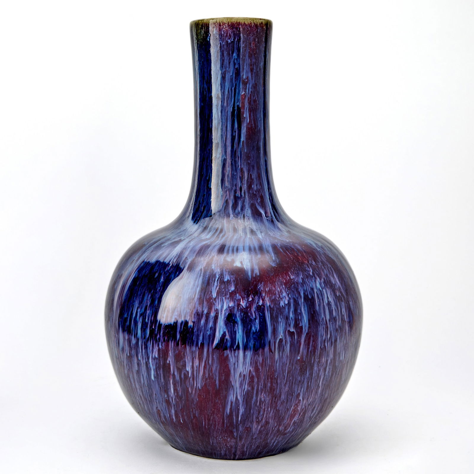 A Chinese Flambe Glazed Porcelain Vase 18th-19th century (1 of 4)