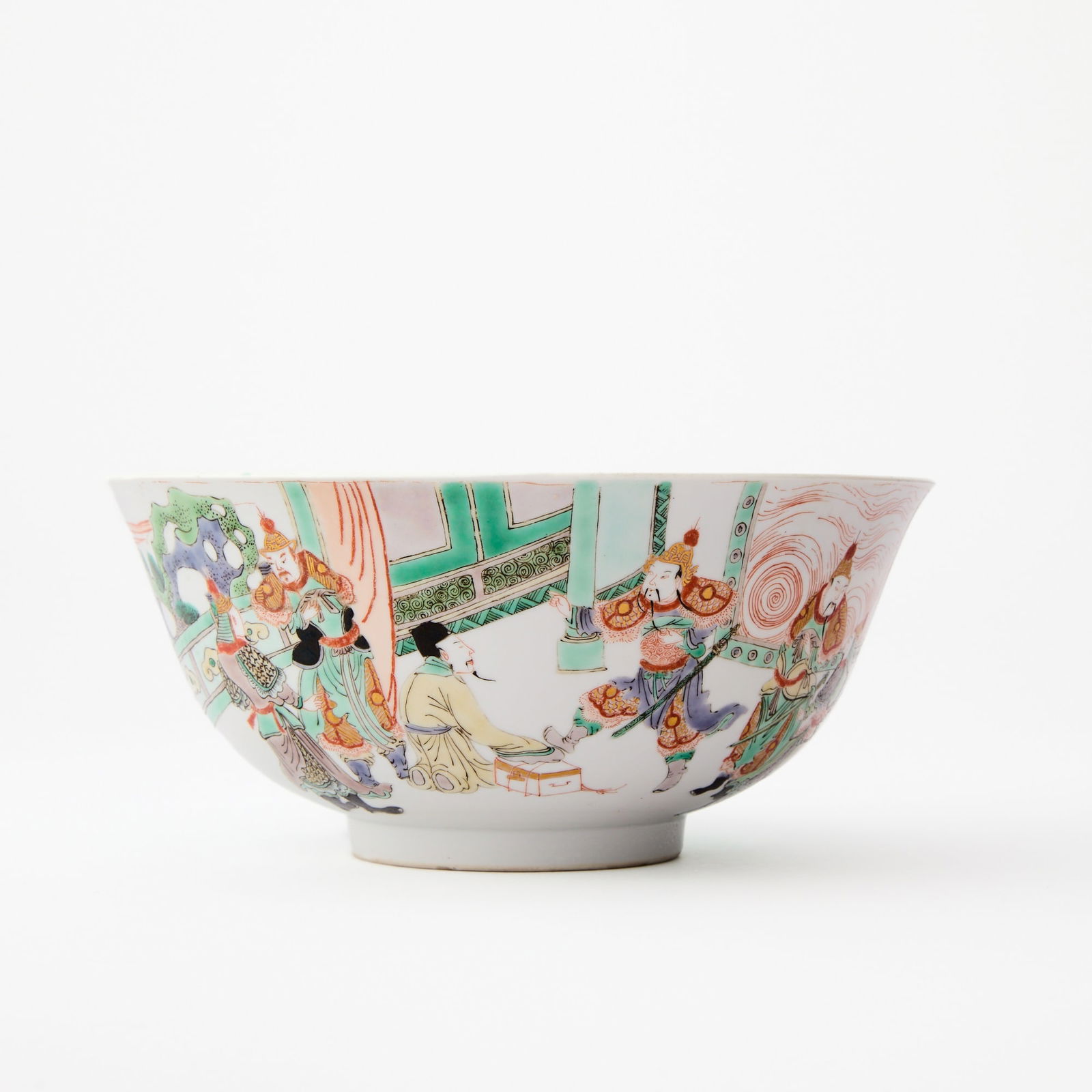 A Chinese Famille Verte Porcelain Bowl Kangxi Period (1 of 6)