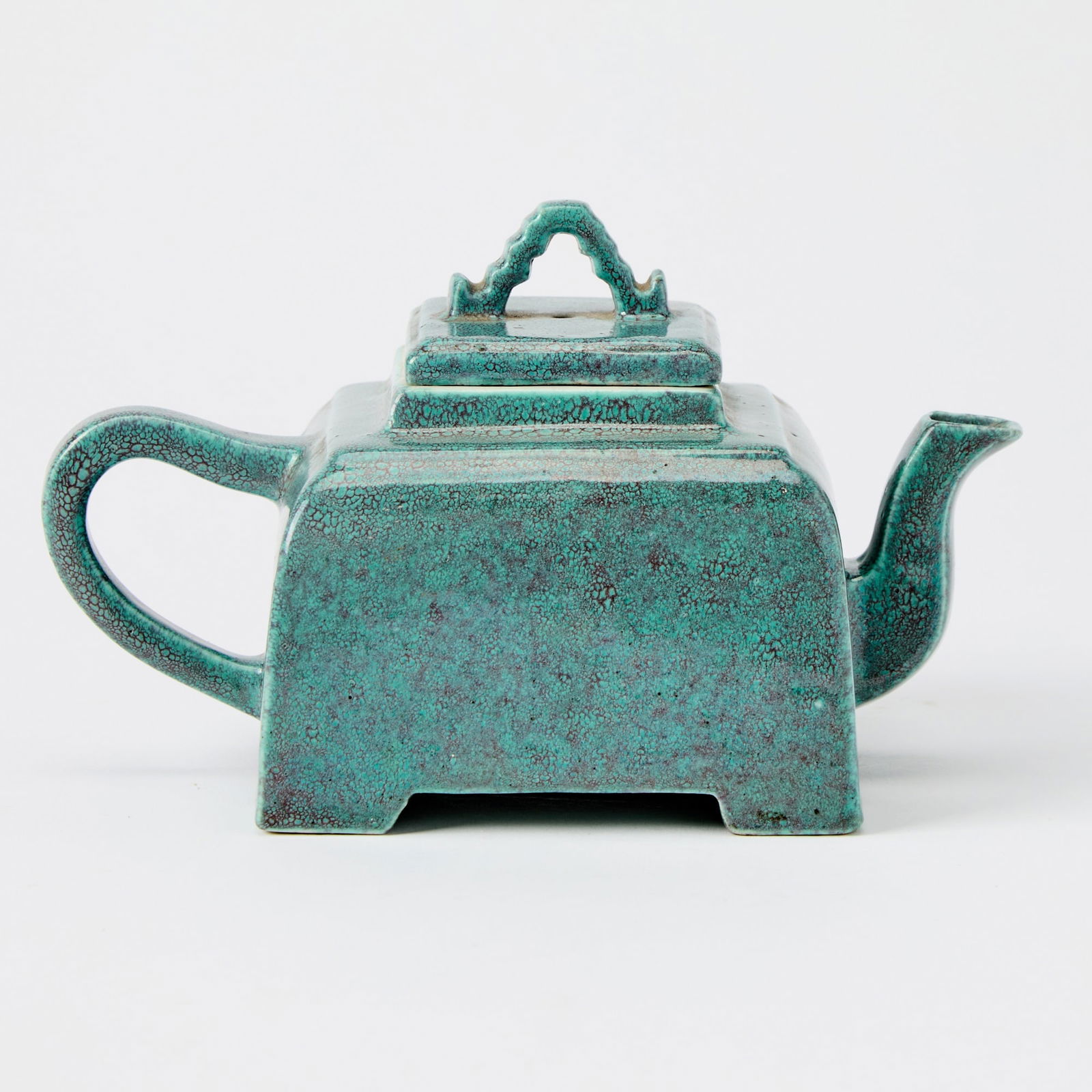 A Chinese Robin's Egg Glazed Porcelain Teapot Daoguang Period (1 of 5)