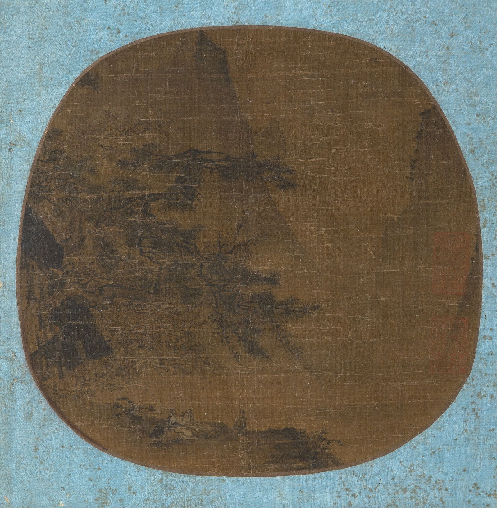 A Chinese Fan Painting Ming Dynasty (1 of 3)