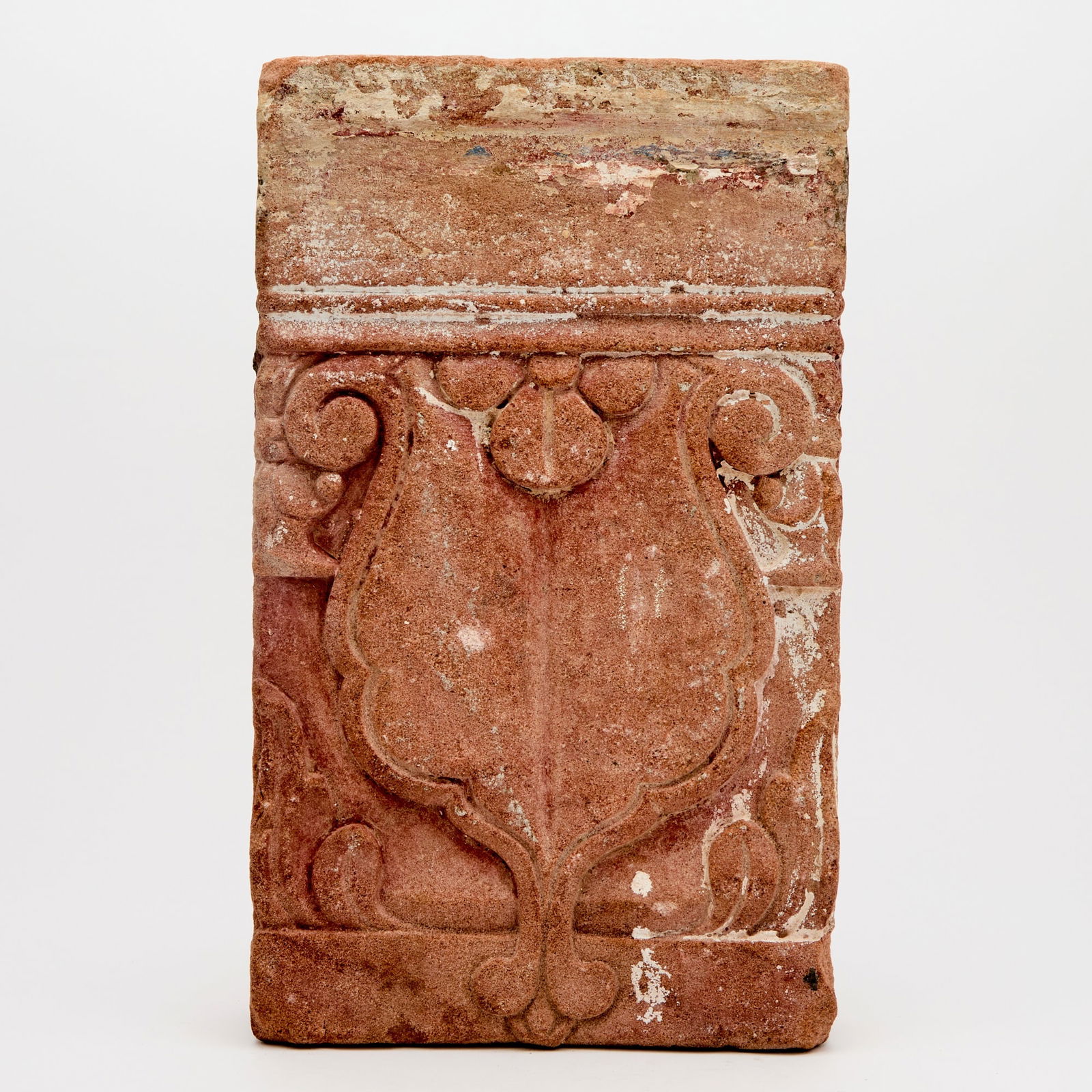 An Indian Red Terracotta Architectural Tile Likely 17th century (1 of 4)