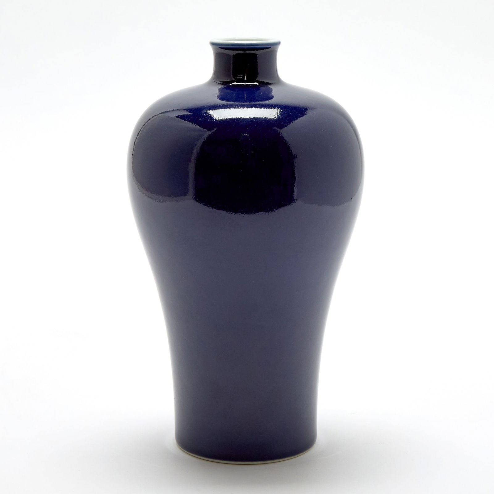 A Chinese Blue Glazed Porcelain Meiping Yongzheng Mark and Possibly of the Period (1 of 3)