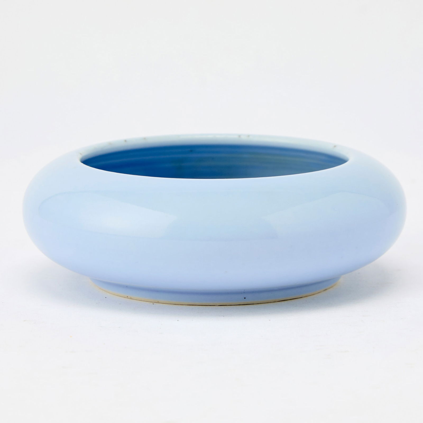 A Chinese Clair-de-Lune Glazed Porcelain Brush Washer Kangxi Mark, Late Qing Dynasty (1 of 2)