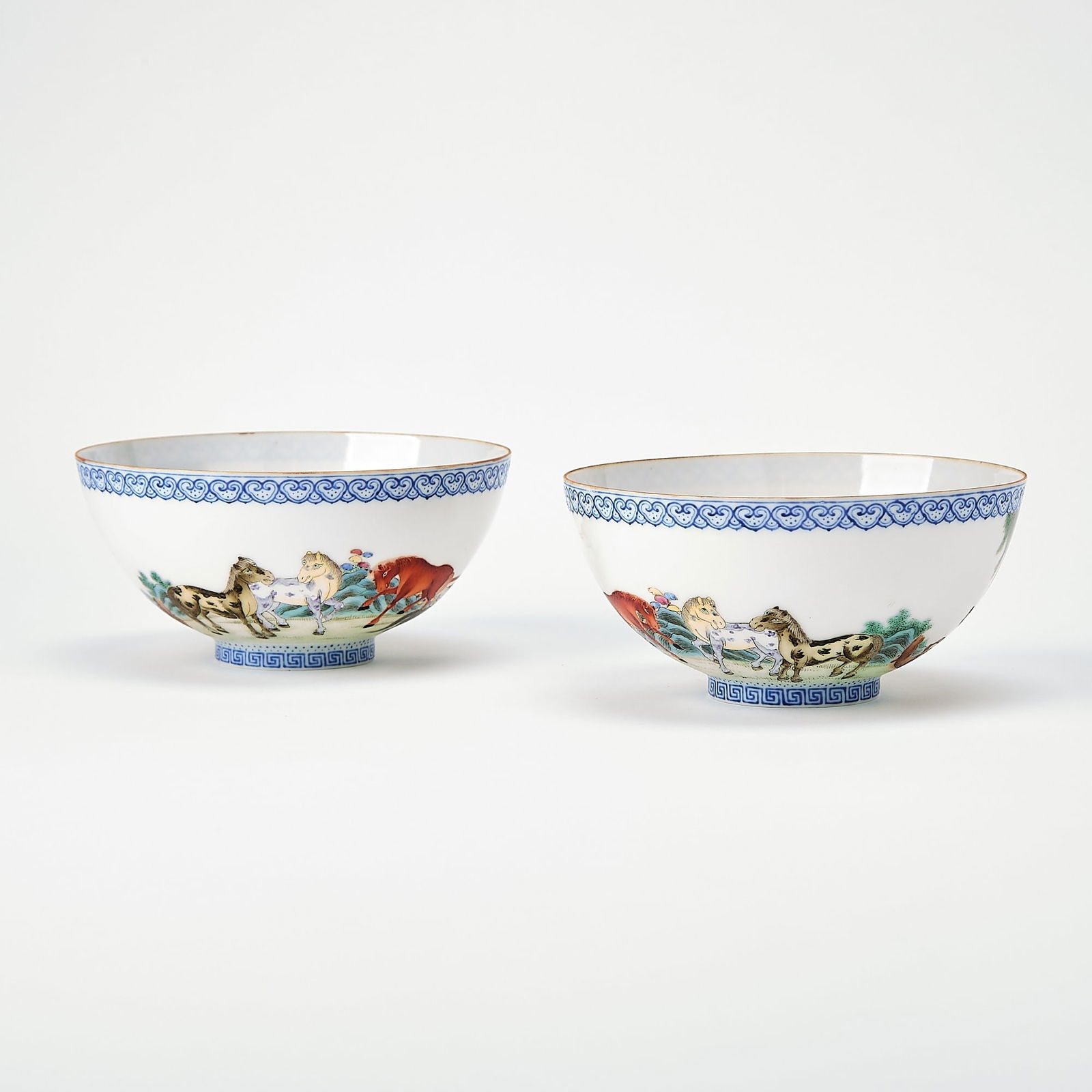 A Pair of Chinese Egg-Shell Porcelain Bowls 20th Century (1 of 5)