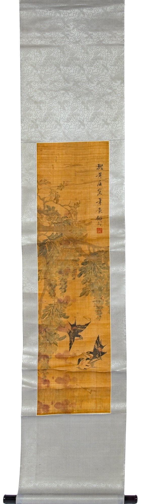 A Chinese Painting of Birds in the Style of Huang Juyi 19th Century (1 of 3)