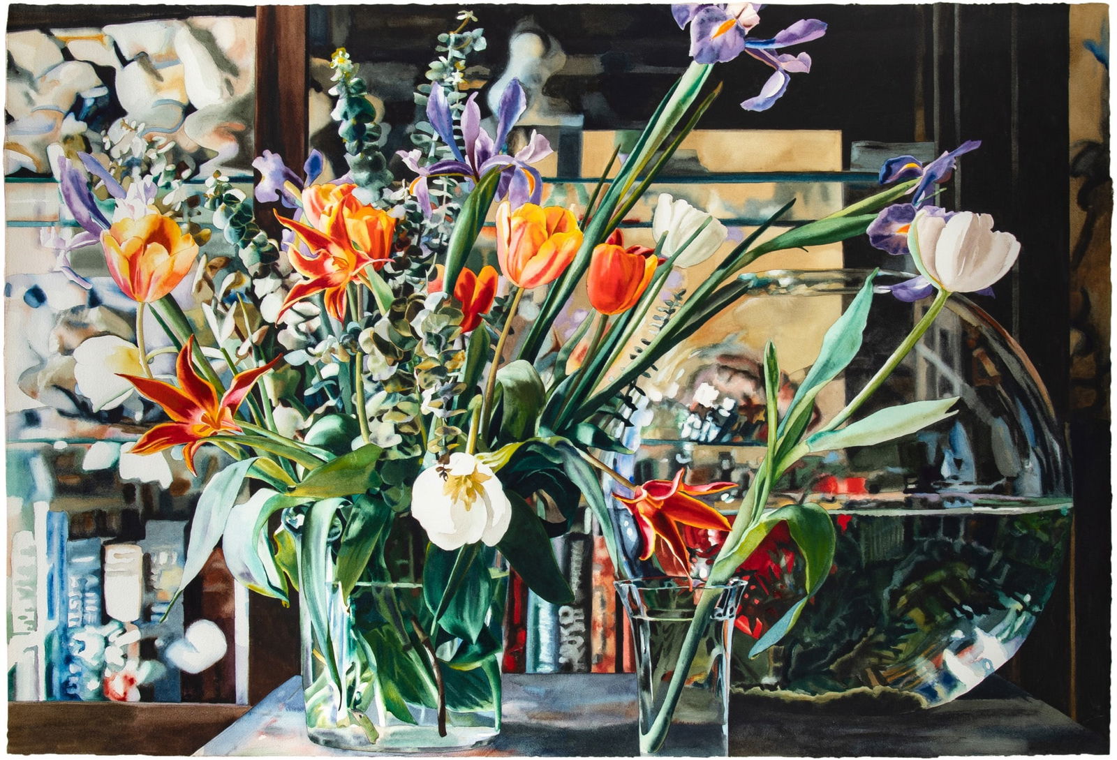 Carolyn Brady: American, 1937-2005 White Tulip II, 1980 Watercolor on paper 29 1/2 x 42 1/2 inches (74.9 x 108cm) Provenance: Nancy Hoffman Gallery, New York Acquired from the above by the present owner in 1985 