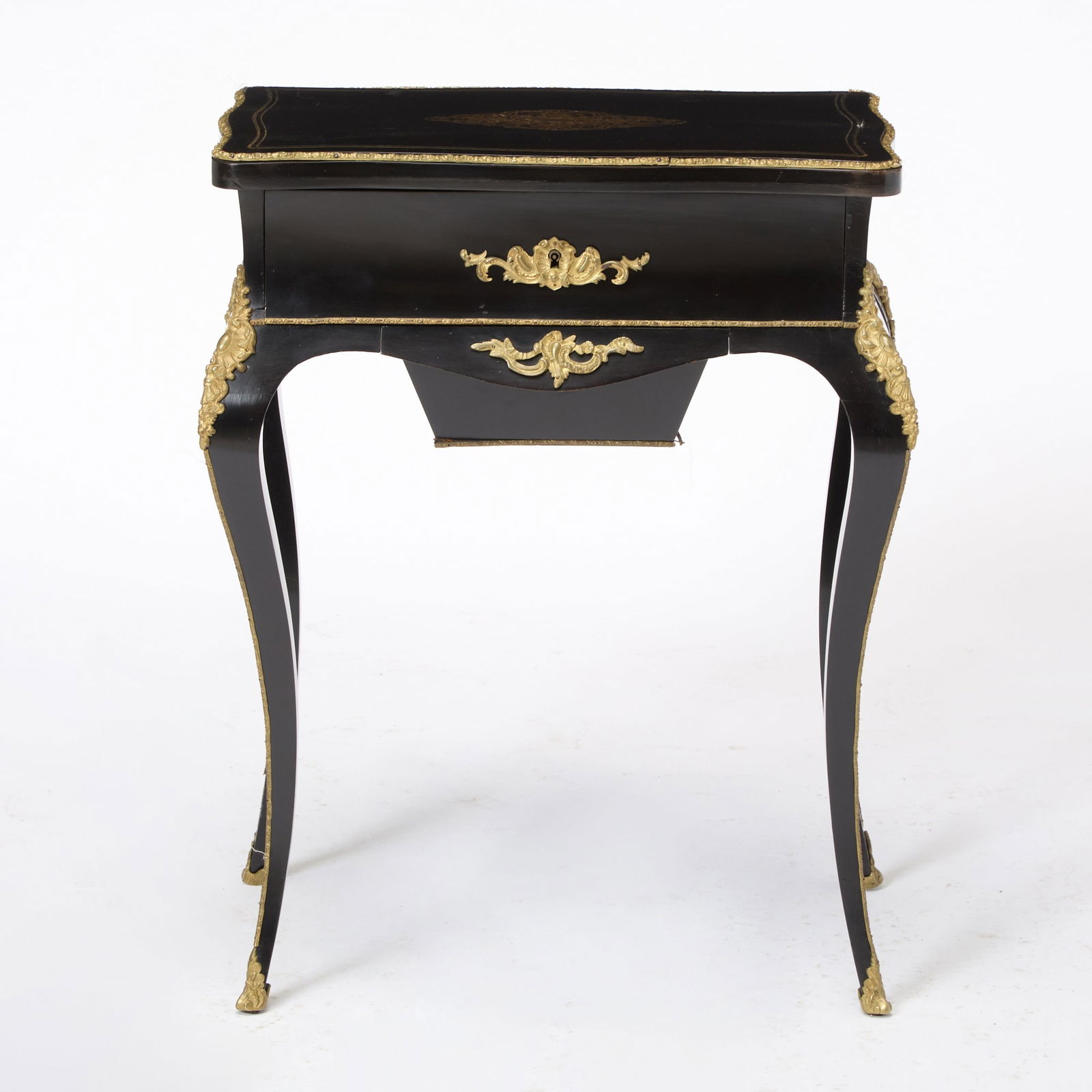 Louis Phillippe Bronze Ebonized Dressing Table - 4