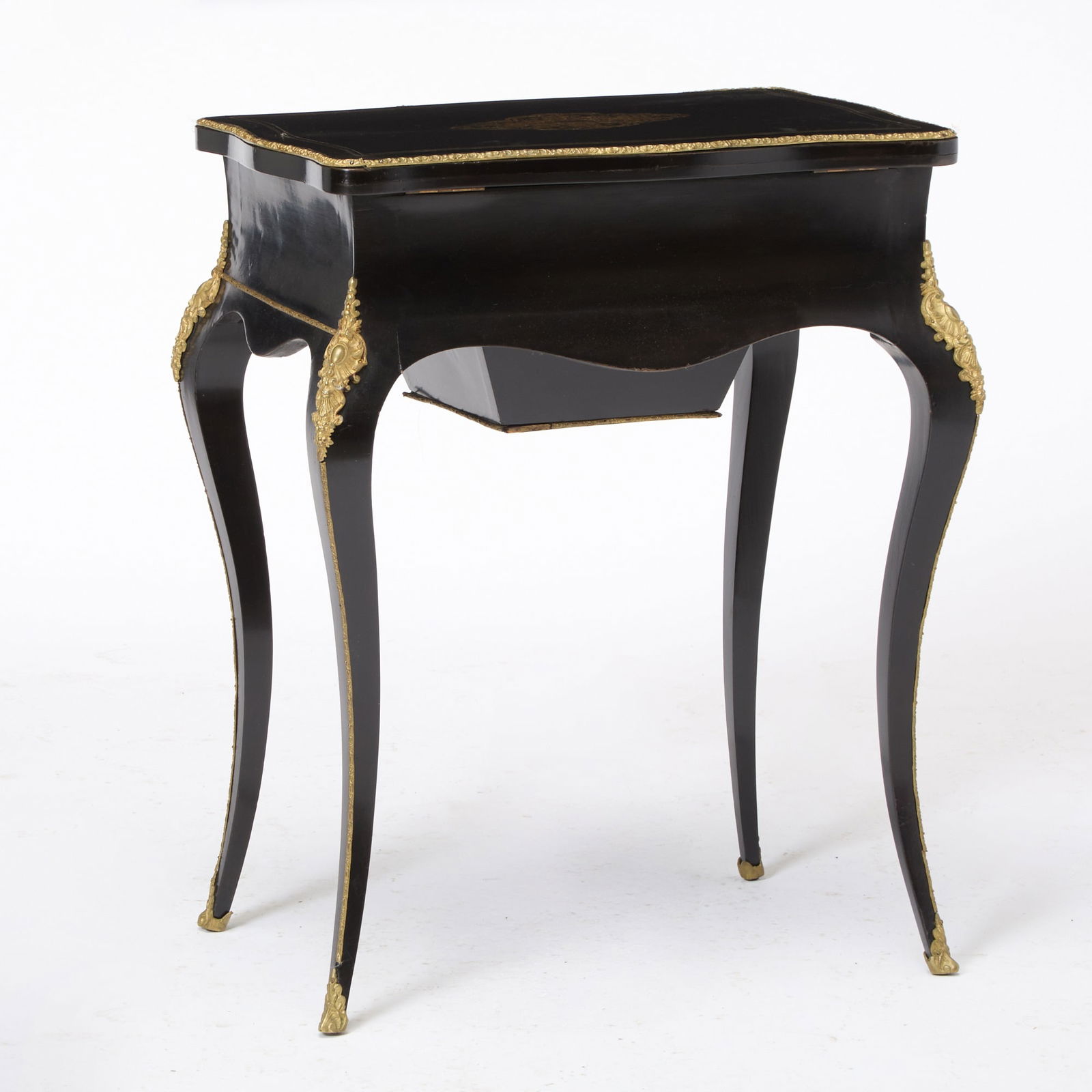 Louis Phillippe Bronze Ebonized Dressing Table - 5