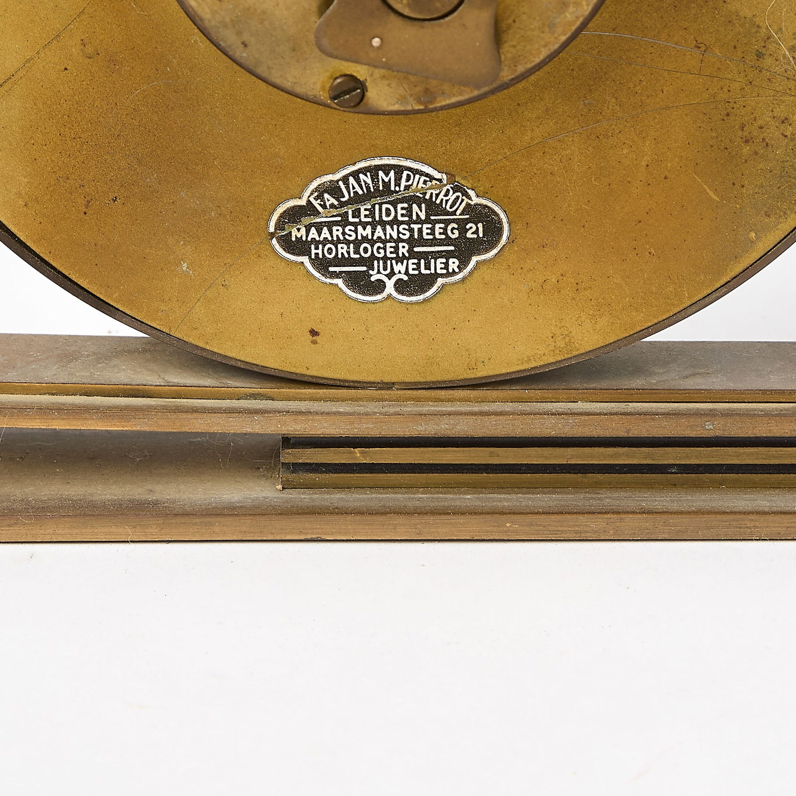 Dutch Bronze Impala Table Clock - 8