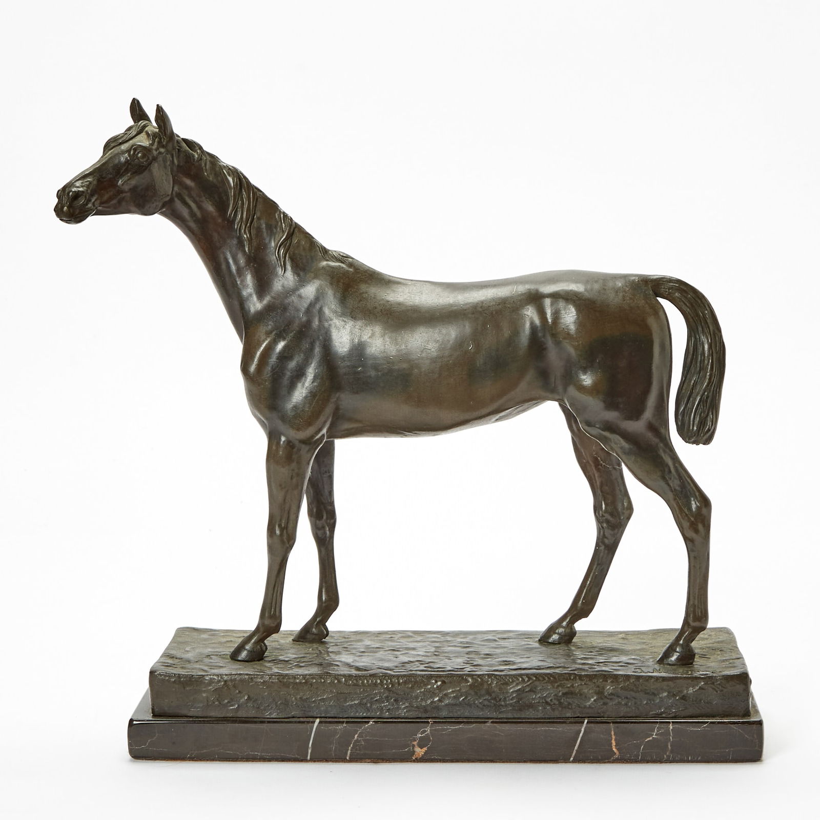 French Patinated Bronze Figure of a Horse (1 of 4)
