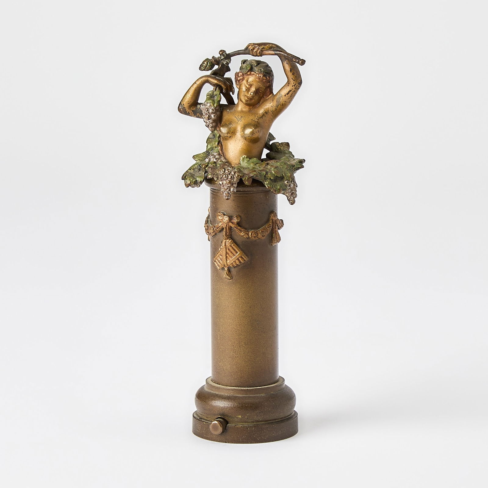 Franz Xavier Bergman Vienna Cold-Painted Bronze Mechanical Erotic Pop-Up Figure of a Woman (1 of 9)