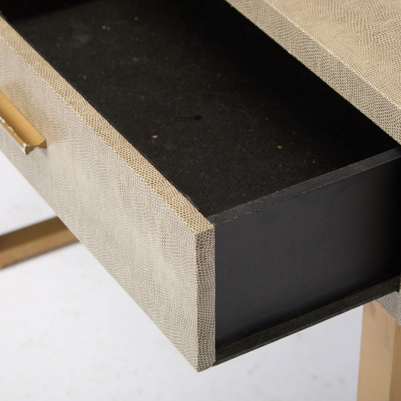 Faux Shagreen Dressing Table - 3